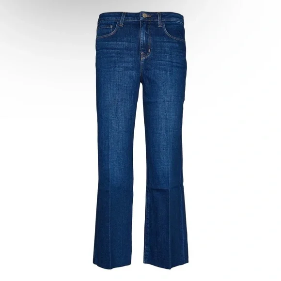 L’AGENCE | Danica Wide Leg Jeans In York Blue Size 25 NEW - Picture 5 of 10